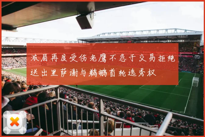 浓眉再度受伤老鹰不急于交易拒绝送出里萨谢与鹈鹕首轮选秀权